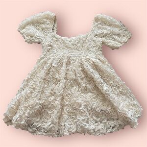 The Post Cream Floral Design Dress